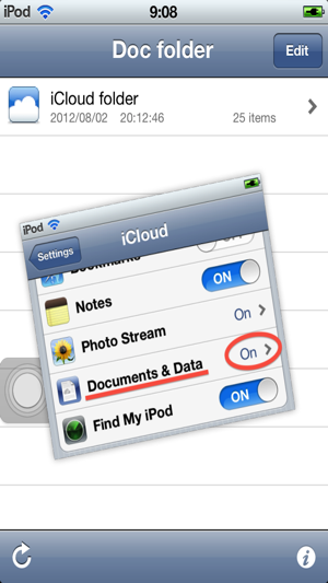 Doc folder (+iCloud Storage, zip, unzip,