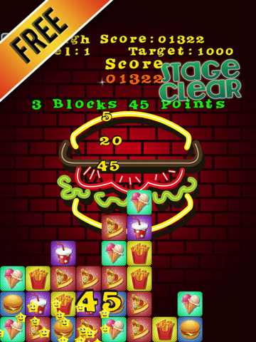 Food Saga Puzzle Blitz: World of Hungry Burger Brothers - Free Game Edition for iPad, iPhone and iPodのおすすめ画像2