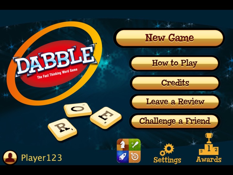 Dabble - the Fast Thinking Word Game for iPad