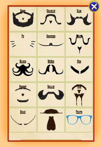 Face Fuzz - Funny Mustache Stickers screenshot 3