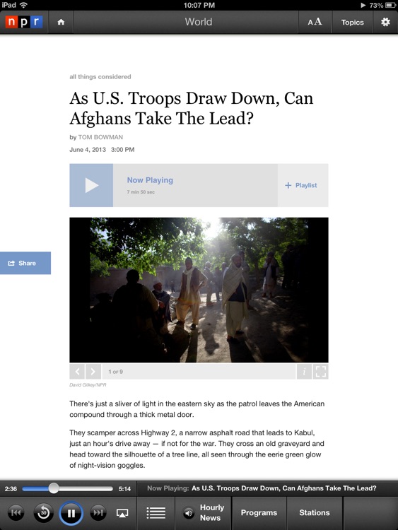 NPR for iPad