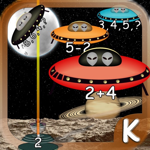 Arithmetic Invaders: Grade K Math Facts Icon