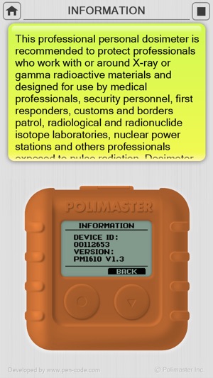 Polimaster PM1610 Interactive Manual(圖3)-速報App