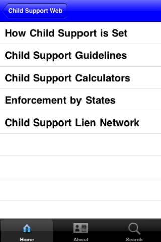 The Child Support Web screenshot 2