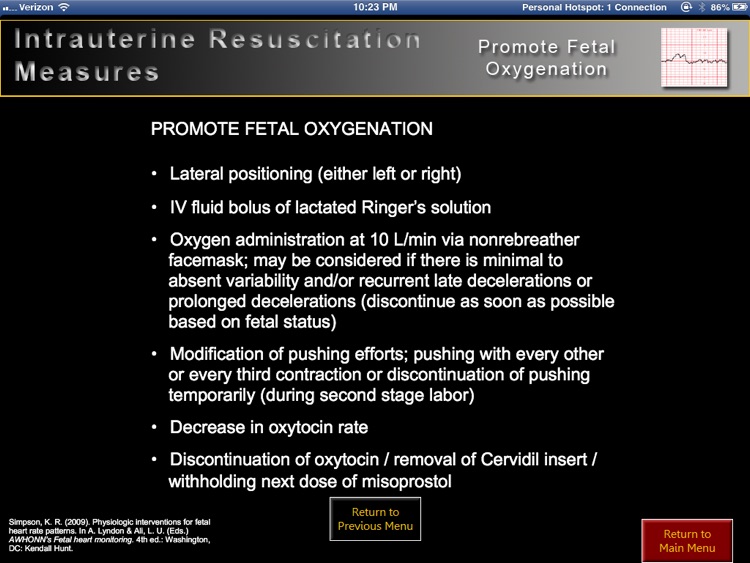Electronic Fetal Heart Rate Monitoring screenshot-4