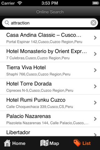 Cuzco Travel Map (Peru) screenshot 3