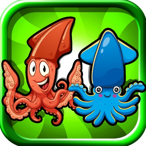 Squid Link Flow Saga Pro - A Brain Logic Path Puzzle Game icon