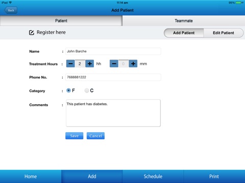 Patient Scheduling screenshot 2