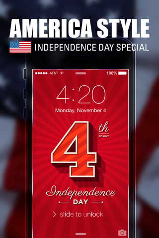 Pimp Your Wallpapers Pro - America Style & Independence Day Special for iOS 7 screenshot 2