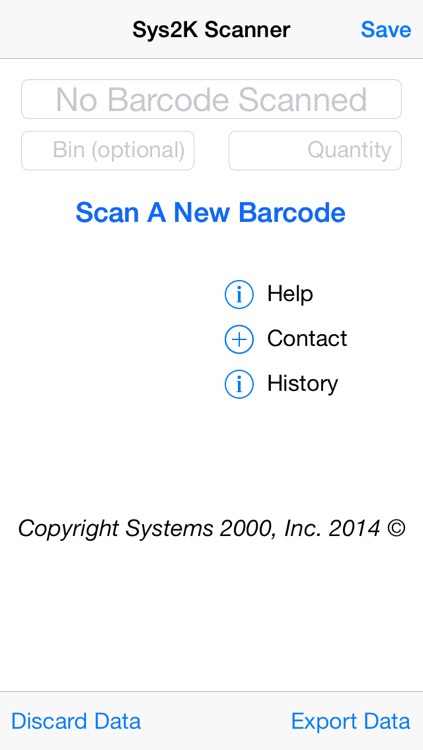 Sys2K Barcode Scanner