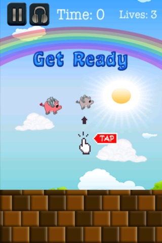 Pigs Might Fly: A Mega Defy Gravity Danger Dodge Flap & Chase screenshot 2