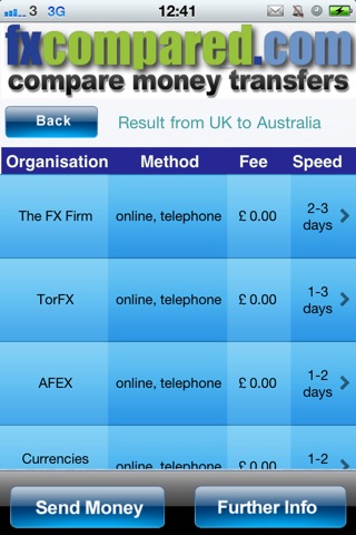 Foreign Currency Compare screenshot 2
