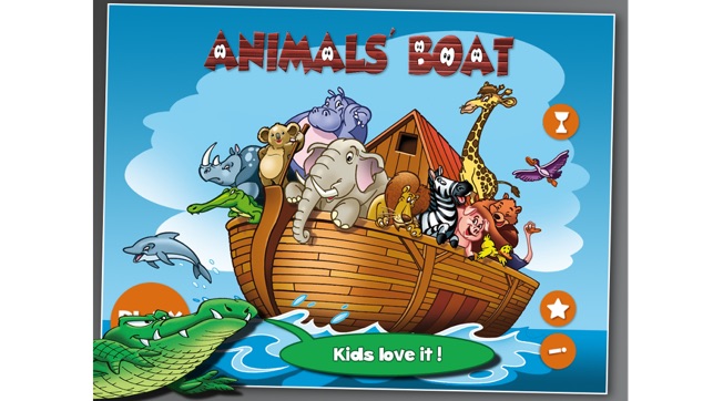 Animals' Boat for Toddlers(圖1)-速報App