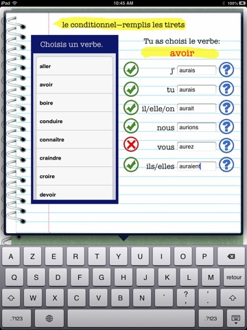 Irregular French Verb Conjugation, Review and Practice screenshot 4