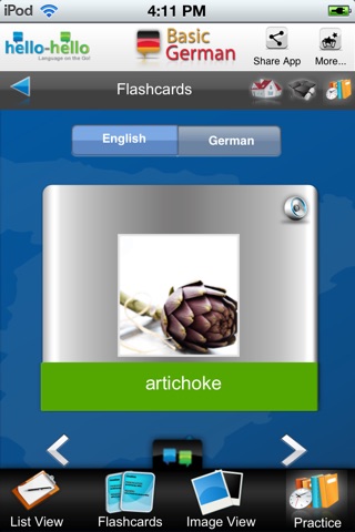 Learn German Vocabulary HH screenshot 3