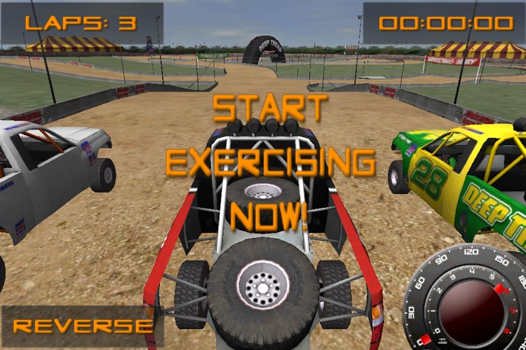 GameFit Racing ( Exercise Powered Offroad Race Track Fitness Game )