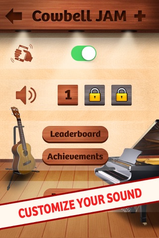 Cowbell Jam - Awesome Mobile Tap Instrument! screenshot 2
