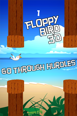 Floppy Bird 3D - infinity running birds in sky screenshot 3