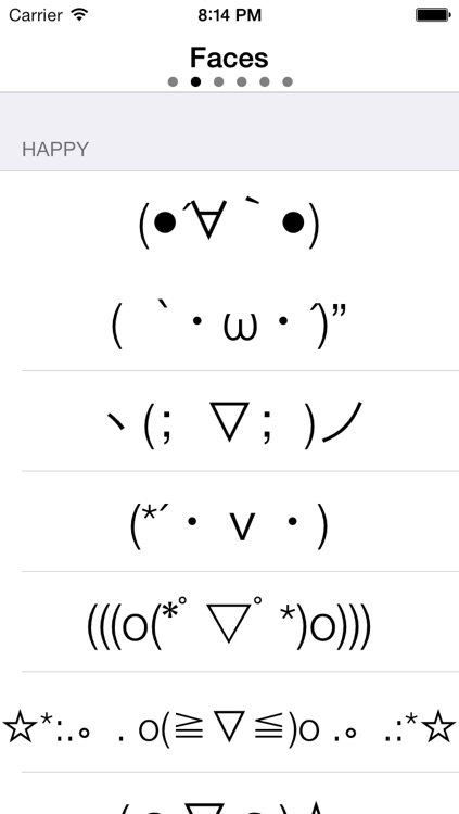 Touch & Copy Character