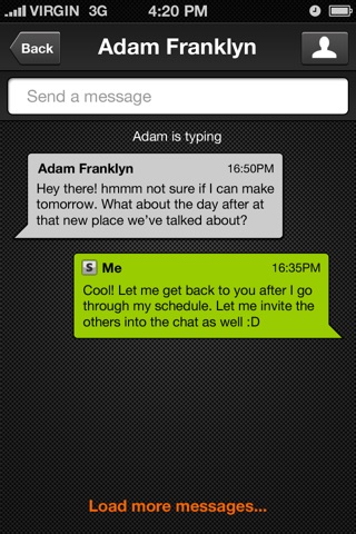 Pinch iMessenger Pro screenshot 3