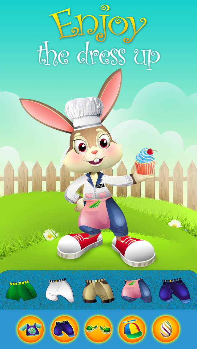 How to cancel & delete Cute Bouncy Bunny Rabbit - Dressing up Game for Kids - Free Version from iphone & ipad 4
