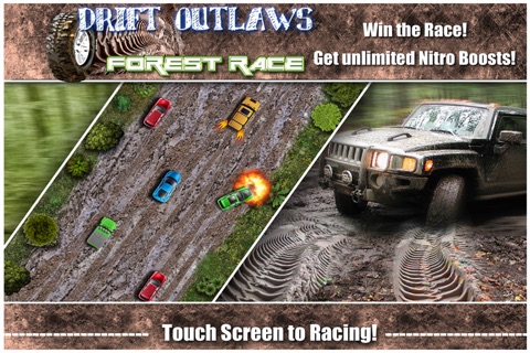 Drift Outlaws Forest Race FREE : Badass Sports Racing Car Games screenshot 3