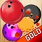 Bowling ball Match Puzzle - Align the ball to win the pin - Gold Edition