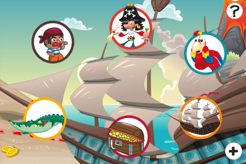 ABC Pirates learning games for children: Word spelling of the pirate world for kindergarten and pre-school screenshot 3