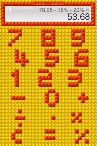Big Button Calculator Lite screenshot 4