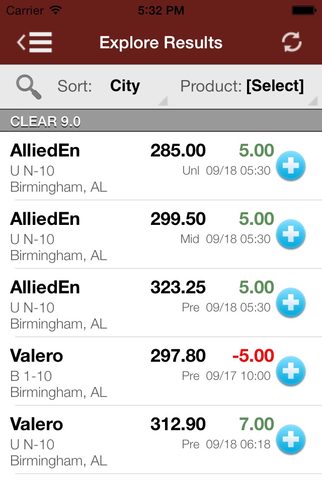 OPIS Mobile Real-Time Racks screenshot 2