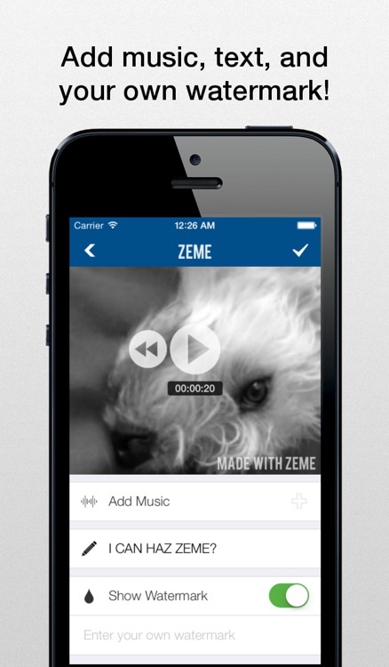 Zeme Pro - Video Editor: Add Music to Vines and Instagram Videos