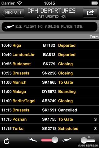 Denmark Airport - iPlane2 Flight Information screenshot 3
