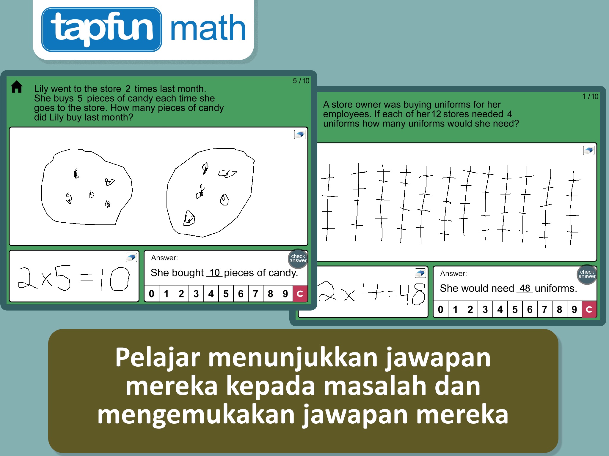Math Word Problems - Multiplication and Division for Third Grade screenshot 2