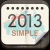 2013 Australia Calendar : Simple
