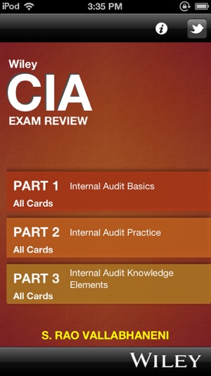 CIA Exam Notes - Wiley Certified Internal Auditor Exam Revie(圖1)-速報App