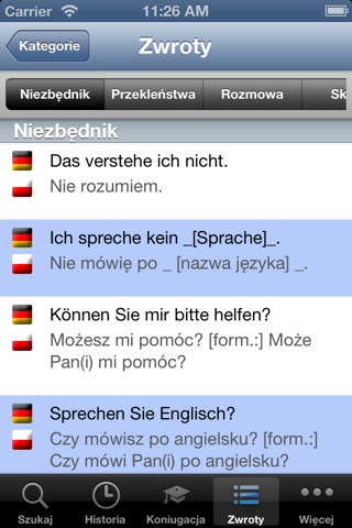 Słownik polsko niemiecki z wymową screenshot 4