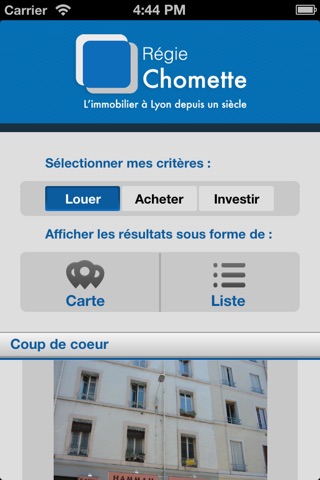 Régie Chomette immobilier screenshot 4