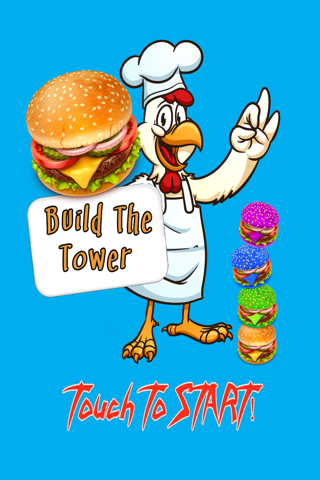 Baked Hamburgers - Build a tower top building game blocks screenshot 2