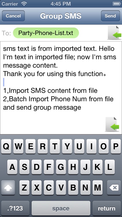 Group SMS&Mail  (Group Message,Group SMS Main Tool for you)