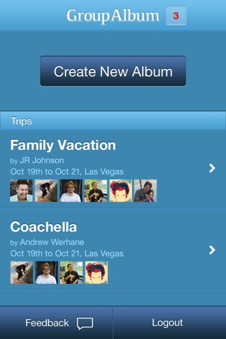 Group Album - Social Photo Sharing screenshot 3