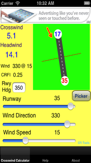 CFI Tools Crosswind Calculator Free(圖1)-速報App