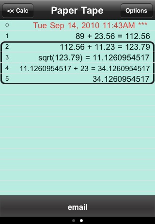 Paper Calc Office Lite screenshot 3