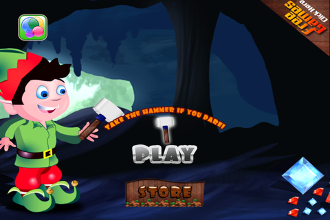 Gnome Cave Jump Hammer Quest - Top Jumpy Elf Jewel Runner Blitz Free screenshot 4