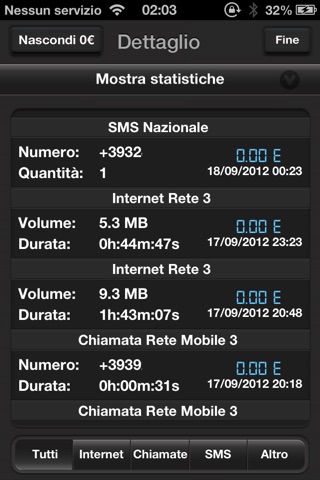 Credito per Tre - Soglie in WiFi e 3G screenshot 4