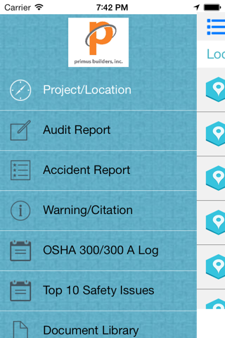 Primus Safety APP screenshot 2