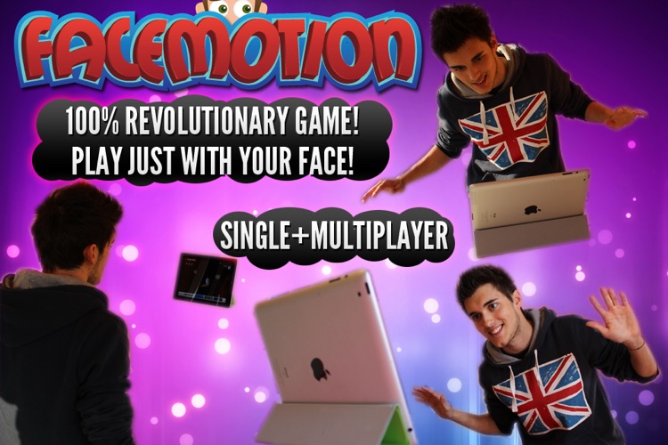 FACEMOTION : Use your face to Play! Augmented reality multiplayer!