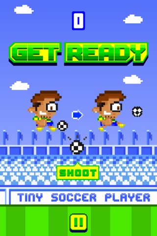 Tiny Soccer Player - Free 8-bit Pixel Retro Sports Games screenshot 2