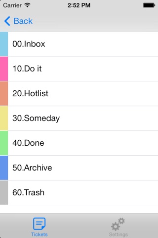 Tickets! Free: The to-do list which accelerates your life screenshot 2