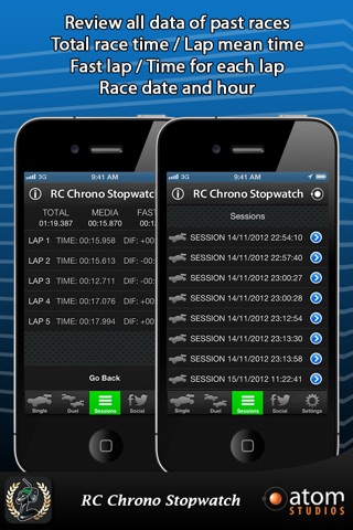 RC Chrono Stopwatch screenshot 3