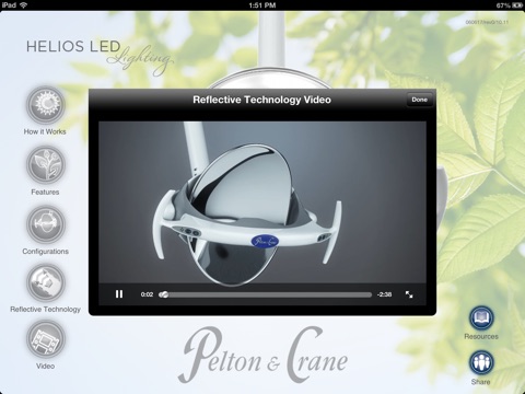 Pelton & Crane Helios Operatory Lighting screenshot 3